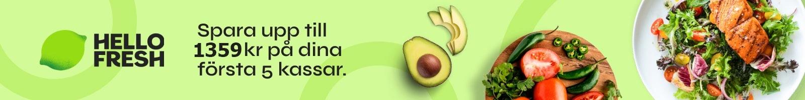 Deal fr&aring;n HelloFresh: spara upp till 1357 kr