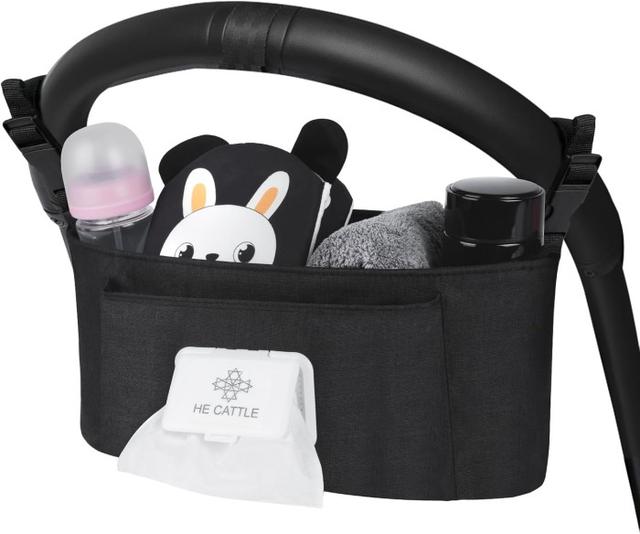 Universal Vicloon Barnvagns Organizer med Våtservettsfack
