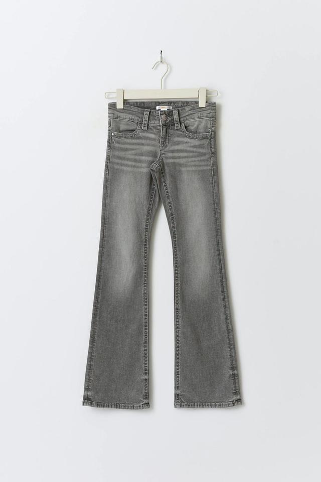 Tall Embroidered Jeans - Grå by Gina Tricot