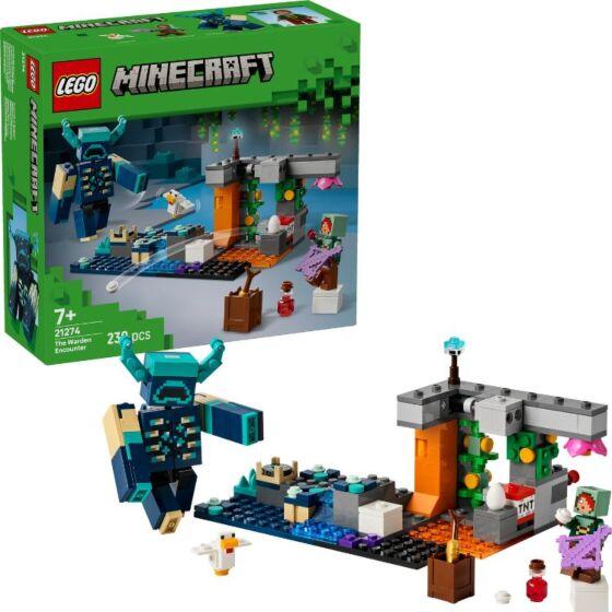 LEGO Minecraft 21274 Väktarmötet Set