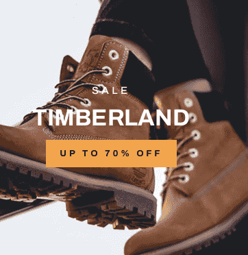 Upp till 70 % rabatt på Timberland hos Brandosa