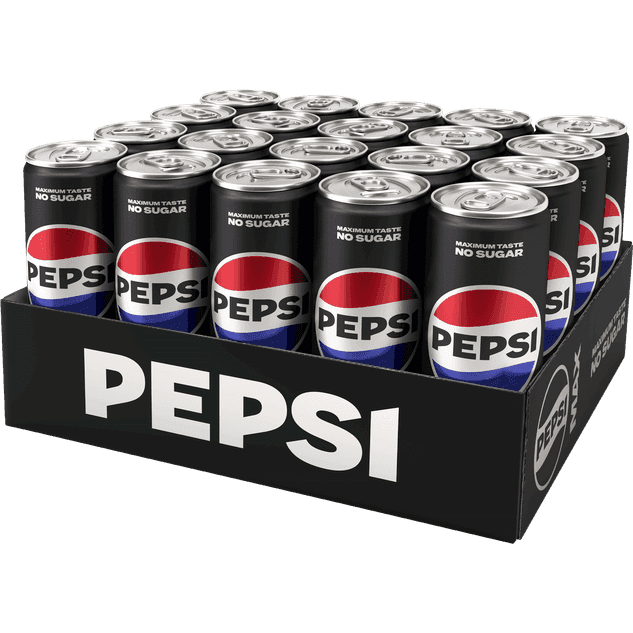 Pepsi Max 20-Pack 330 ml Cans.