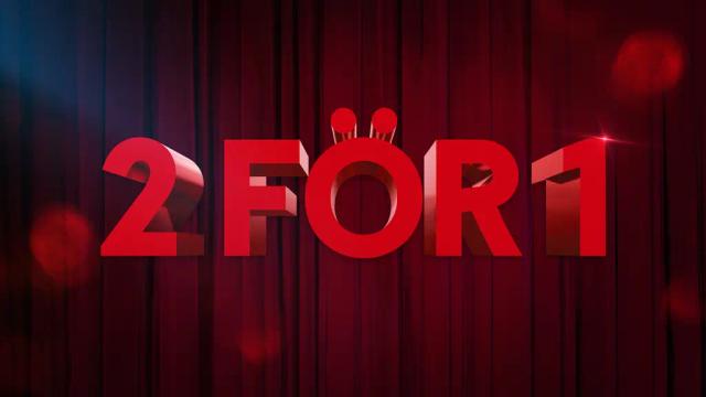 2 för 1 på filmer hos FIlmstaden den 28 augusti