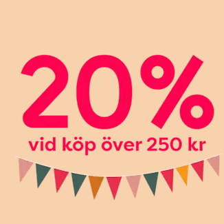 20 % rabatt vid köp över 250 kr hos Kronans Apotek