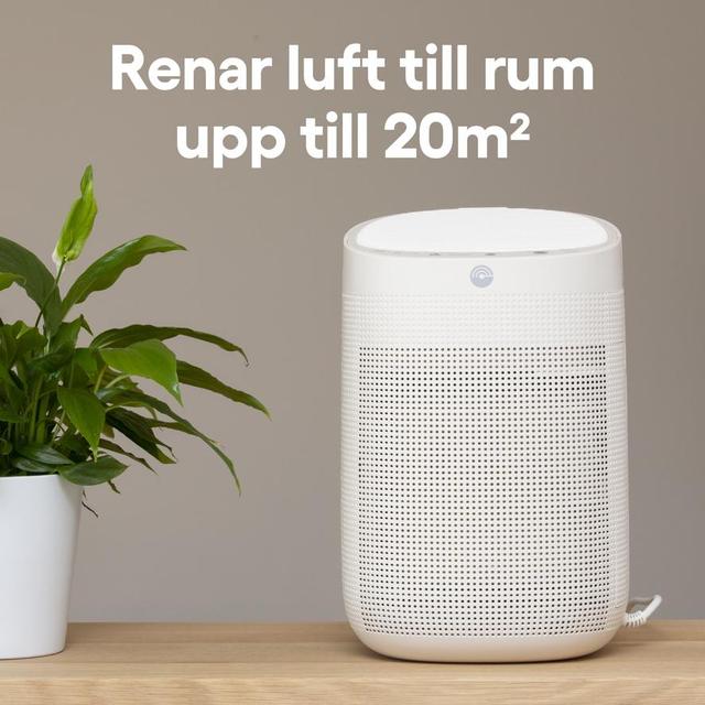 Cleverio AD100 Kompakt Luftavfuktare HEPA