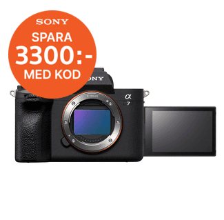 Spara 3 300 kr på Sony A7 IV kamerahus hos Cyberphoto