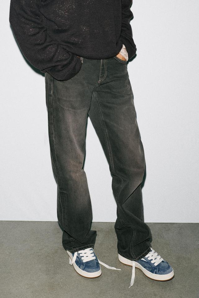 Denim Sneakers Jeansblå Herrskor