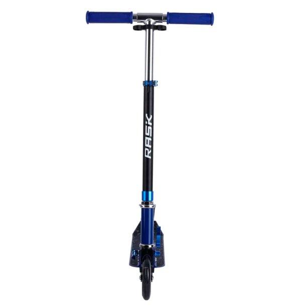 Blå Rask 145mm sparkcykel med LED-ljus