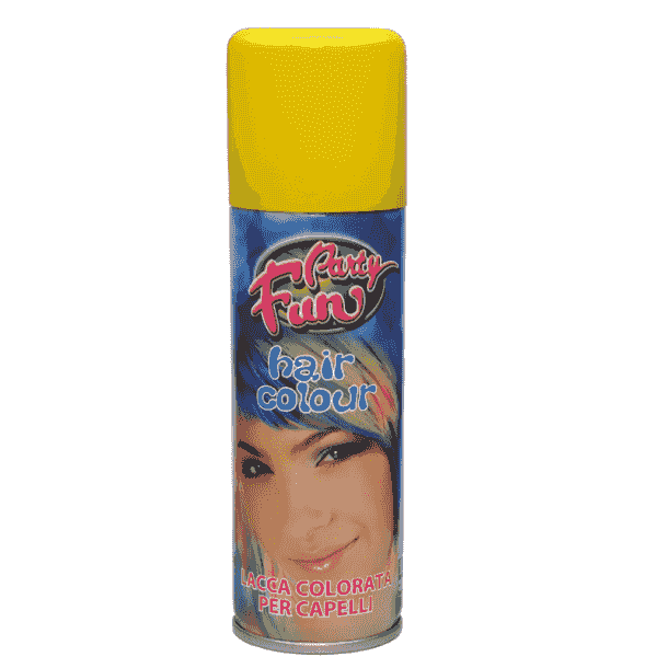 Gul Hårspray 125 ml Festfärg
