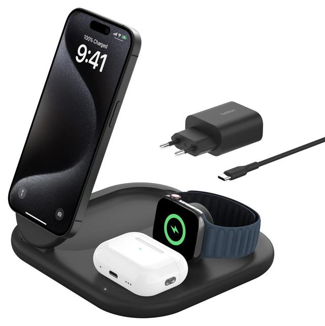 Belkin BoostCharge 3-i-1 laddstation WIZ029vf