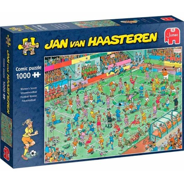 Jan Van Haasteren 1000-bitars Damfotbollspussel