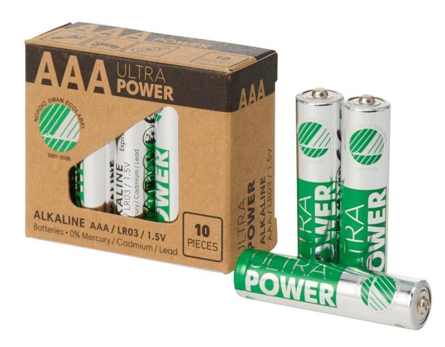 Batteri AA Ultra Power 66% rabatt