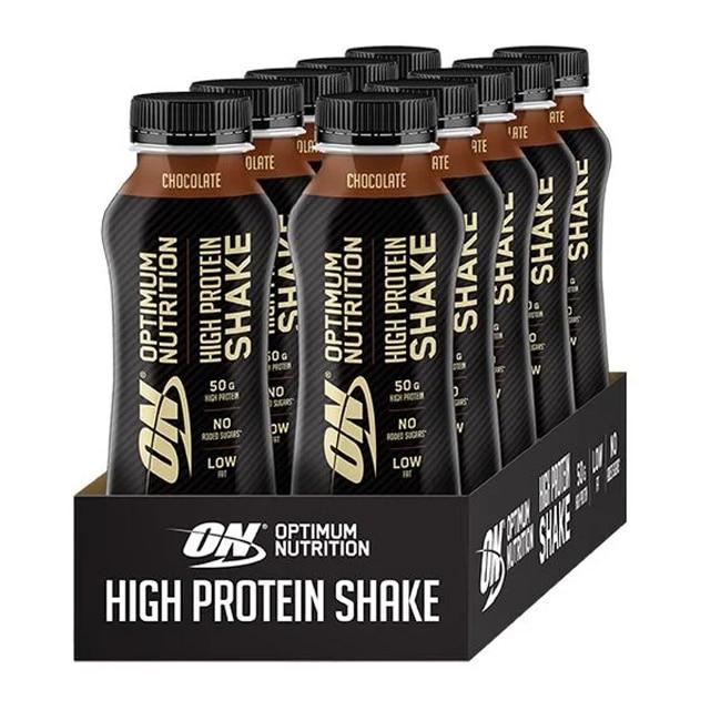 Optimum Nutrition High Protein Shake Choklad 12x500ml