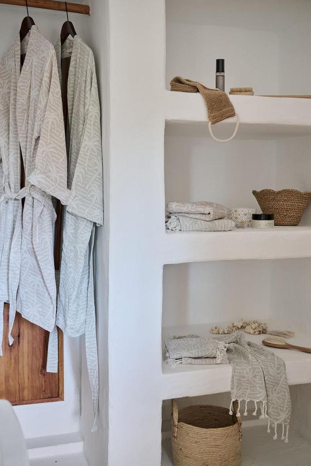 Palma Sand Kimono Robe