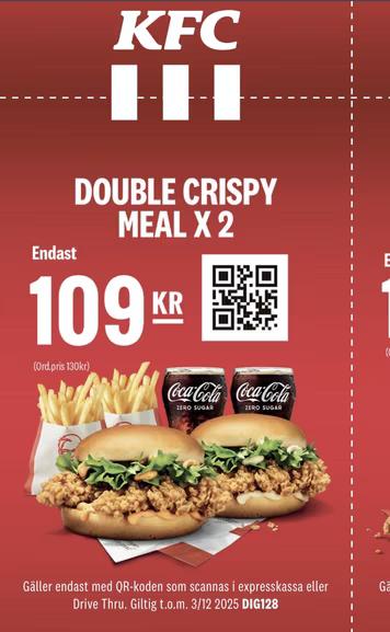ALLA KFC QR Kuponger