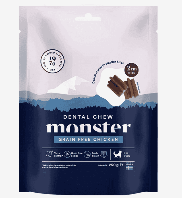 Chicken Flavor Dog Dental Chew Bites