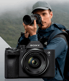 Få 2 200 kr rabatt på systemkameran Sony A7 Mark V