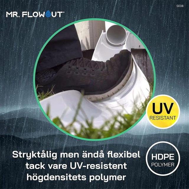 Mr.Flowout Uppfällbar Dräneringsränna