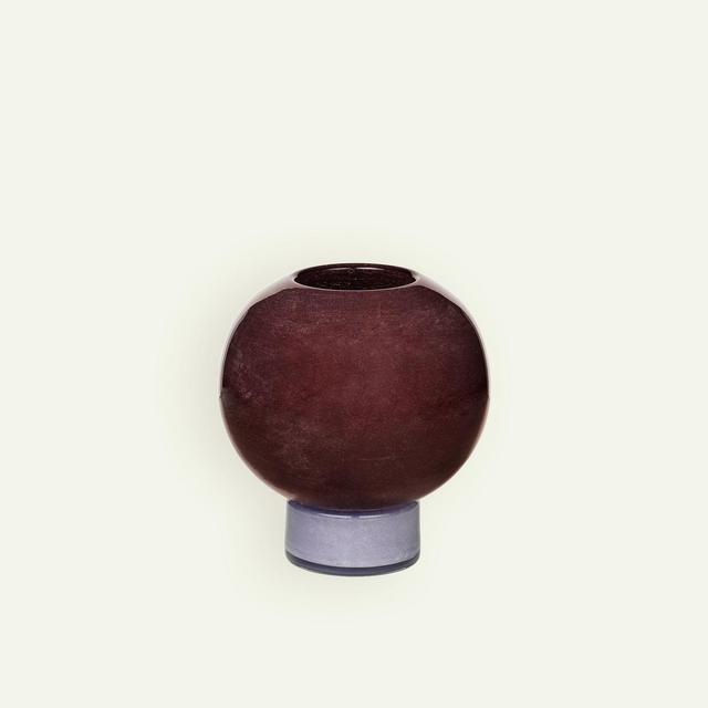 Broste Copenhagen Mari Vase Puce Red