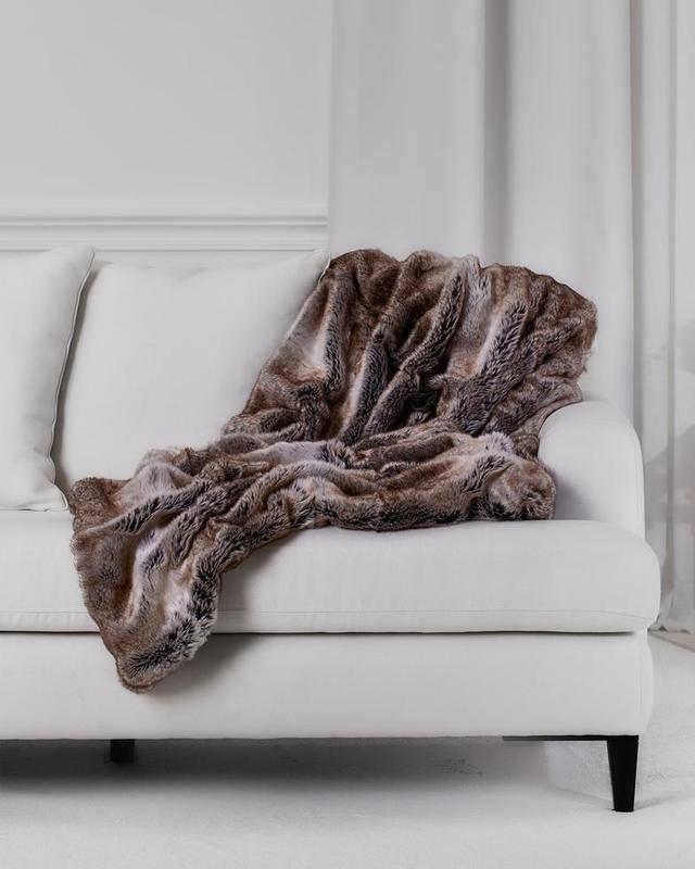 Aspen Pläd Wolf i Lyxig Fleece