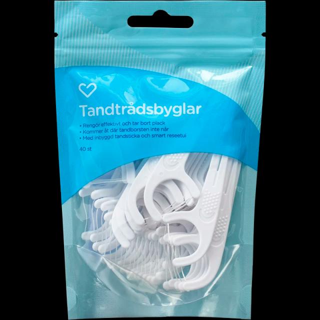 Hjärtats Tandtrådsbyglar 40 Stycken
