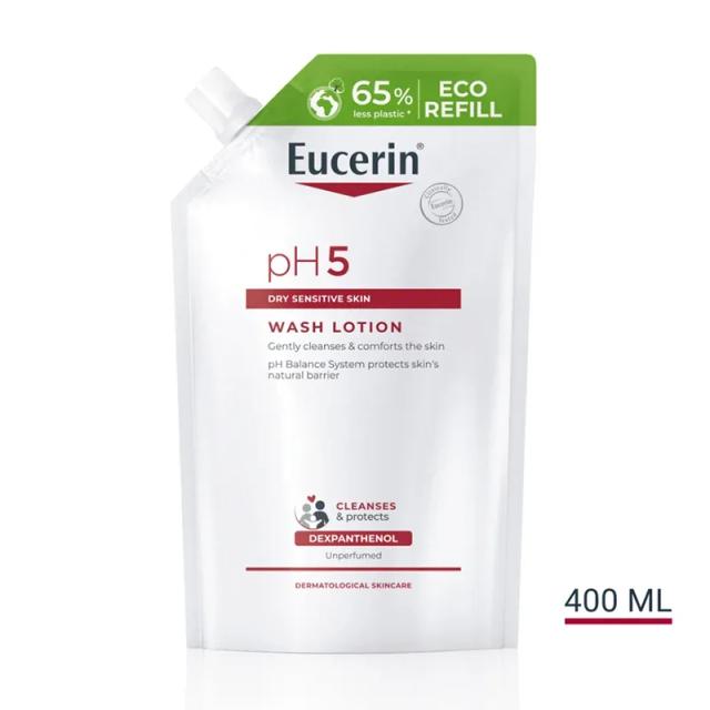 Eucerin pH5 Oparfymerad Washlotion Refill 400 ml