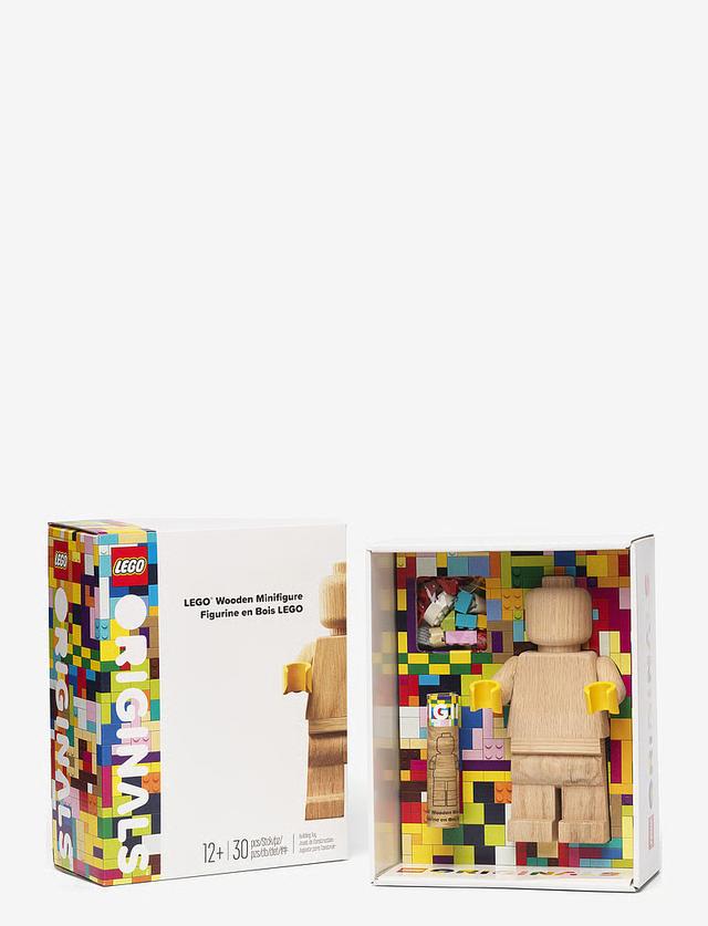 LEGO Wooden Minifigure Storage Oak
