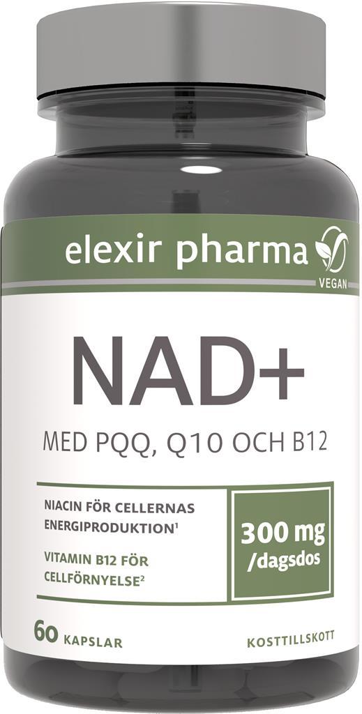 Elexir NAD+ Kosttillskott, 60 Kapslar