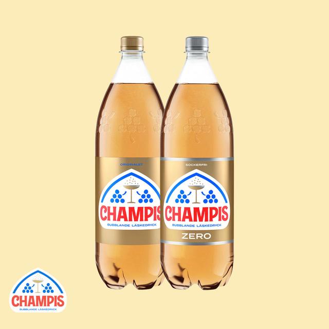 5 kr Cashback på Champis Original och Zero 150 cl.