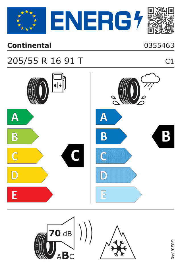 Continental WinterContact TS 870 205/55 R16 91T