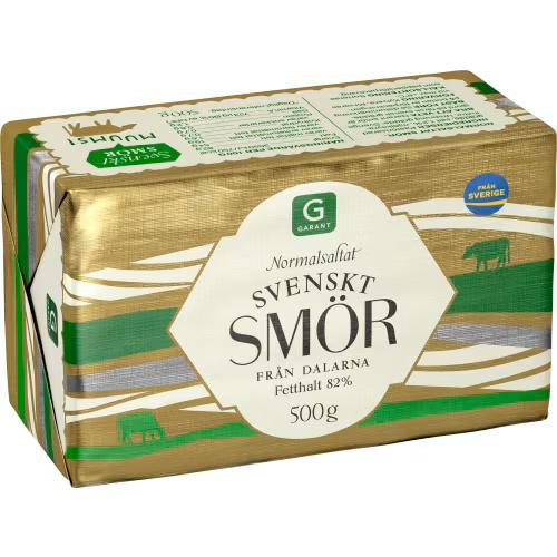 Smör Normalsaltat 82% fett. 500 g.