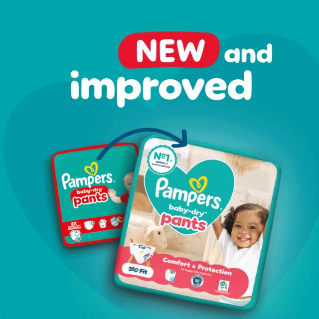 Pampers Pants byxblöjor – 100 % cashback på valfritt paket