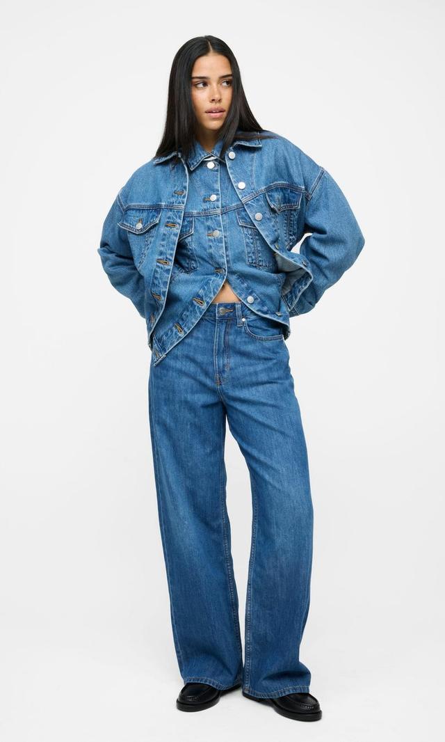 Blå Josine Wide Jeans för Dam