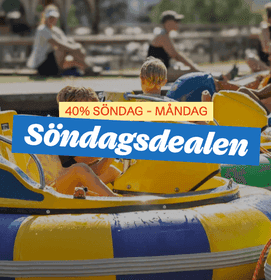 40 % på boende och 2-dagarsentré hos Leksand Sommarland