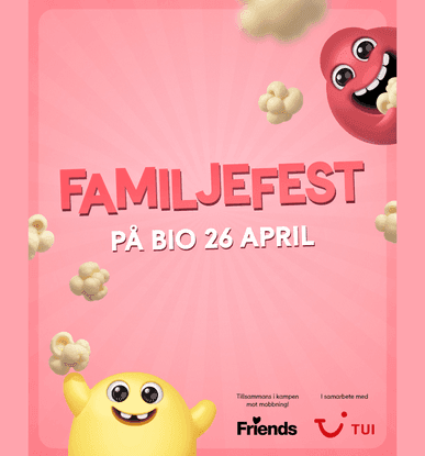 Familjefest hos filmstaden 26 april 2026