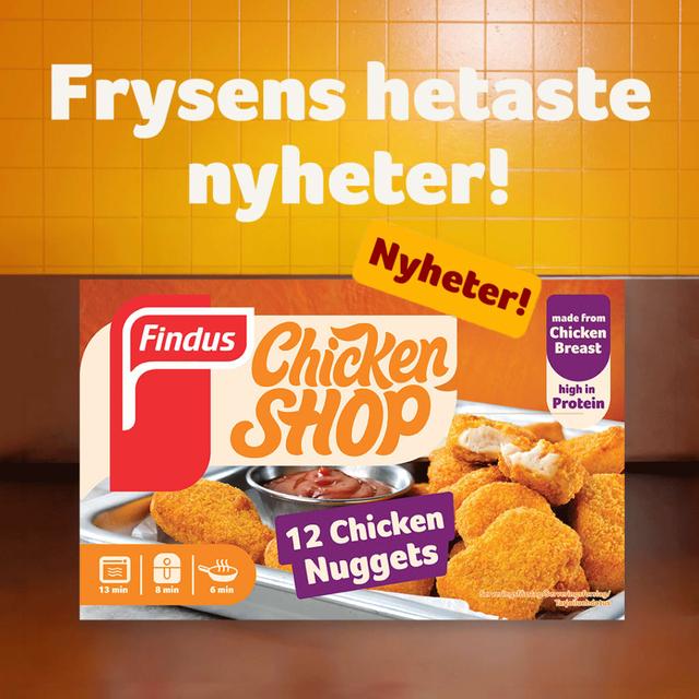 10 kr Cashback Findus Chicken Nuggets 12-pack