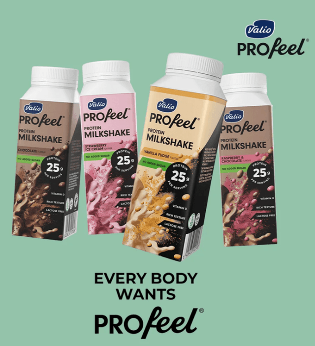 7 kr Cashback på Valio PROfeel® Proteinmilkshakes