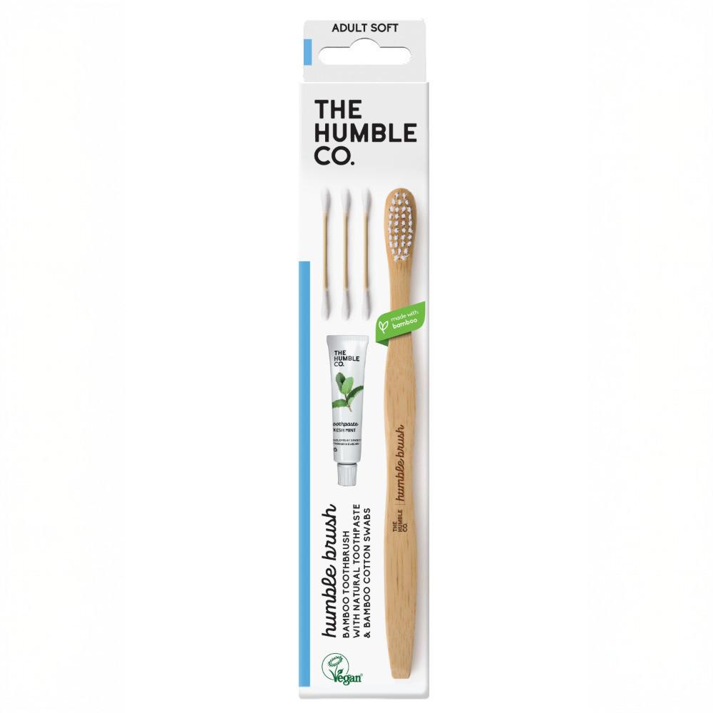 Humble Brush Vit Soft med Tandkräm