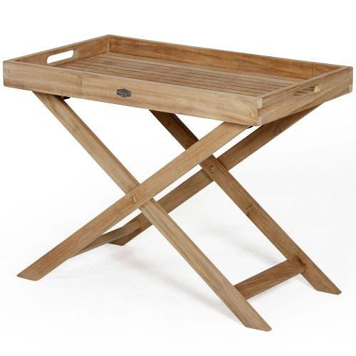 Turin brickbord 40x70 cm teak låg