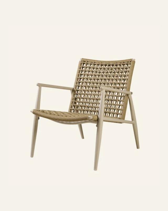 Elegant beige Vera fåtölj