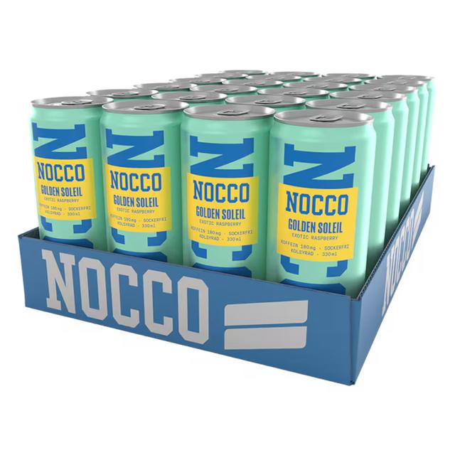 Nocco Golden Soleil Exotic Raspberry 24-Pack