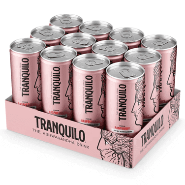 Tranquilo Ashwagandha Raspberry Dryck 12x330ml