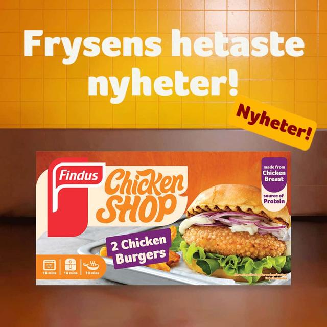 Findus Chicken Burgers 2-Pack 227 g