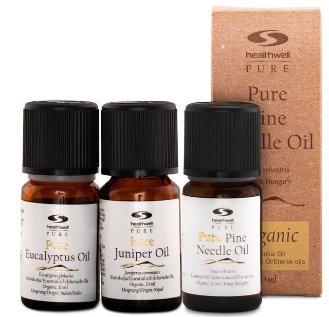 PURE Bastupaket – eteriska oljor
