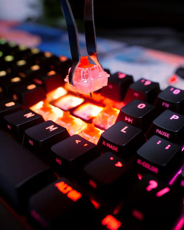 Cherry Xtrfy K5V2 Gamingtangentbord Svart