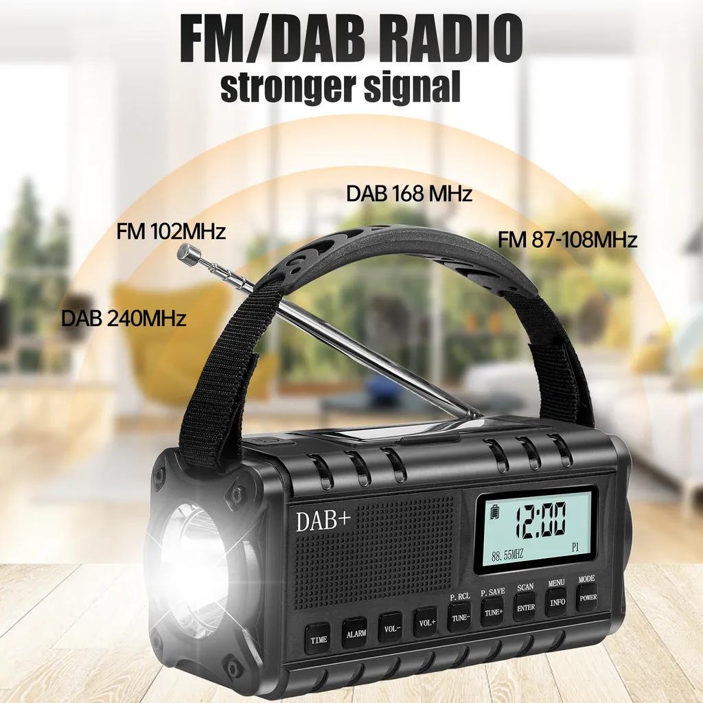SiGN nödradio DAB+/FM med solcell och USB