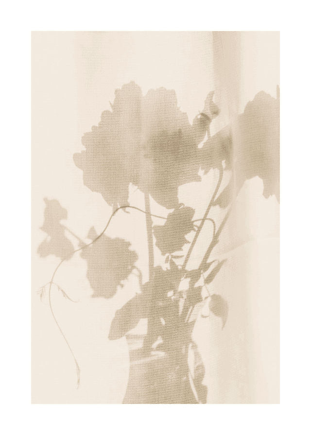 Flower Shade Poster – Nyans av Blommor