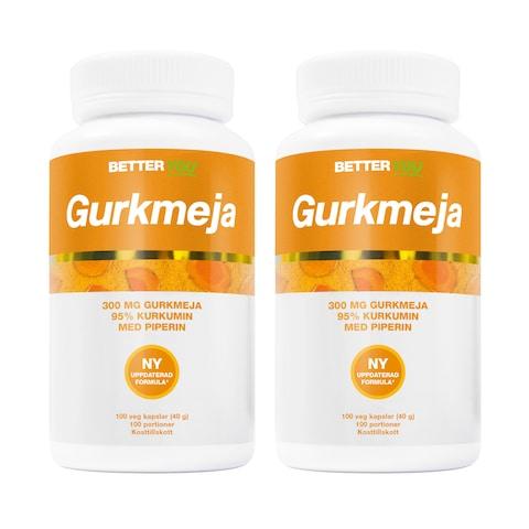 Gurkmeja Ekonomipack 2 x 100 Kapslar