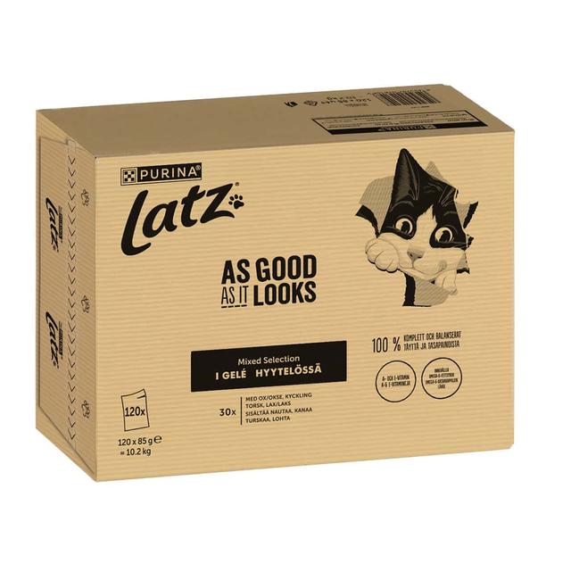 Latz As Good As It Looks Blandad Kattmat i Gelé 120 x 85 g