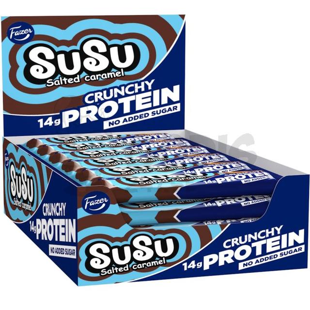Fazer Susu Crunchy Salt Karamell Proteinbar